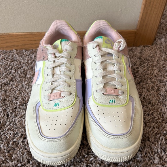 Nike Air Force 1 Shadows Pastels Pink and Purple - Picture 2 of 7